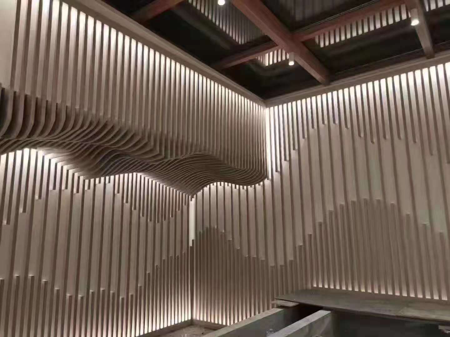 木紋鋁方通方管隔斷